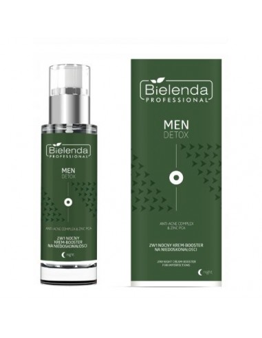 ZN.  Bielenda Men Detox 2w1 Nocny Booster 30ml