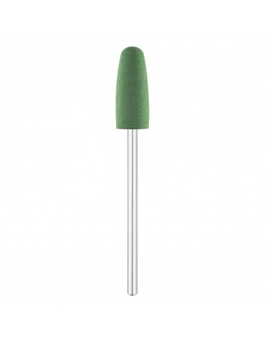 ZN.  Frez Exo gumowy zielony walec zaok. 10mm 