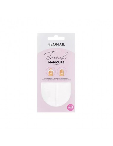 ZN.  Neonail Szablony do french manicure 40szt.
