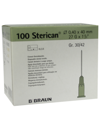 ZN.  Igła iniekcyjna STERICAN  27G 0,4x40mm 100szt