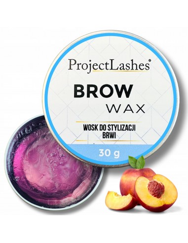 ZN.  Projectlashes wosk do brwi 30g peach