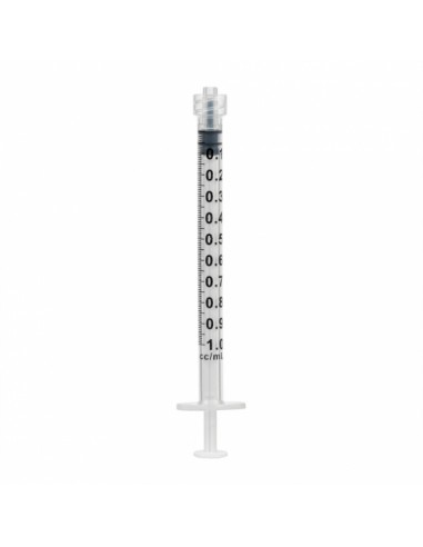 ZB.  Strzykawka 3-częściowa 1ml LUER LOCK 100szt.