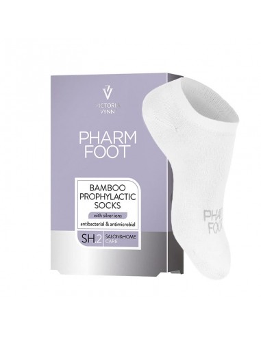 ZN.  Pharm Foot Bambus. Skarpetki 43-46 BIAŁE** ^