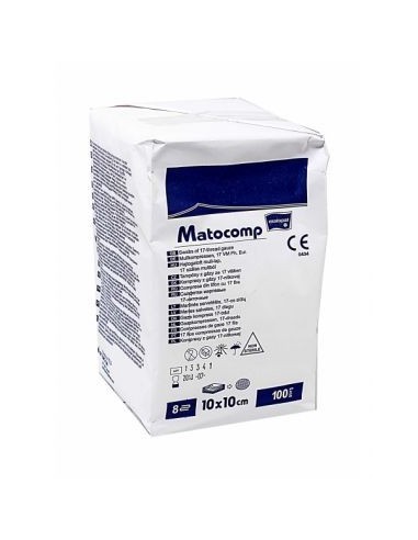 ZF.  Kompresy gaz. niejał. 10x10cm...