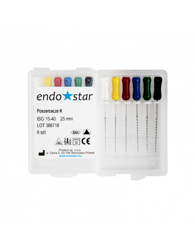 Ł.  Pilniki K-REAMER MAIL. 20/25mm Żółte