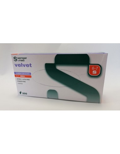 ZF.  Rękawice nitryl bezp. 200szt S...