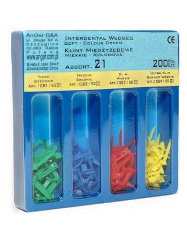 U.  Kliny Plastikowe Miękkie 100szt 1082