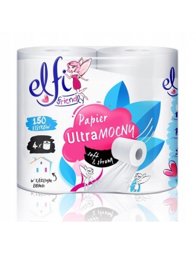 ZF.  Papier toaletowy Elfi 2W 4 rolki