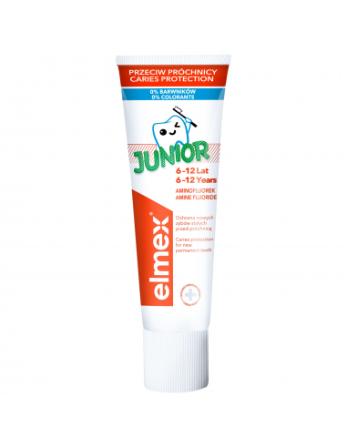 ZL.  Elmex Pasta Junior dzieci 6-12 lat