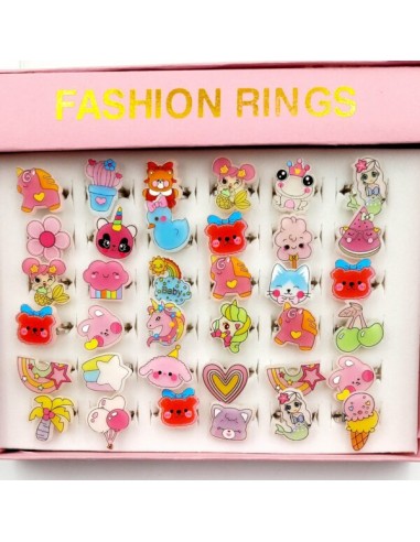 Y.  ZABAWKI PIERŚCIONKI 100szt.