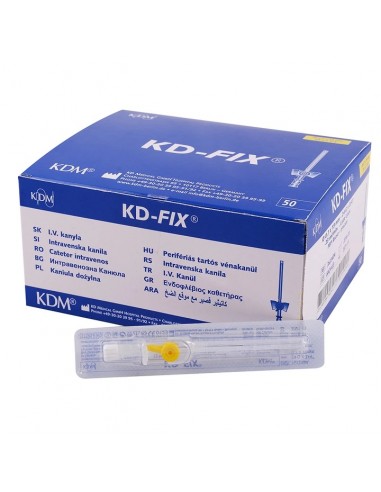 ZB.  Kaniula Wenflon 0,7x19 (24g) Żółty