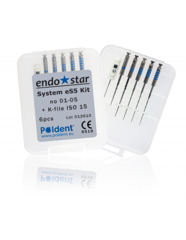 Ł.  Endostar E5 5szt + pilnik K 15-1szt