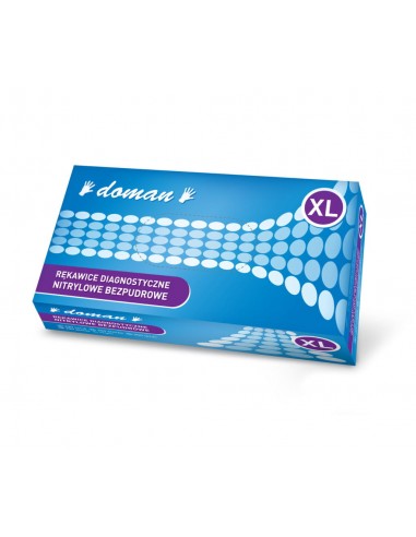 ZF.  Rękawice nitrylowe DOMAN  XL