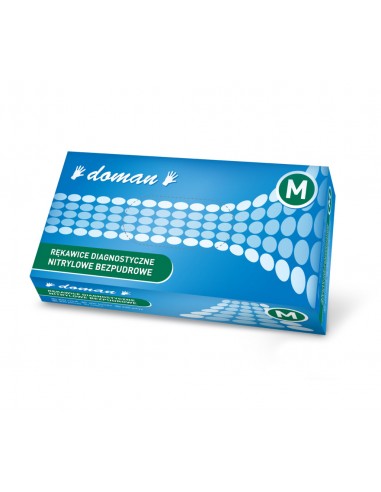 ZF.  Rękawice nitrylowe DOMAN  M