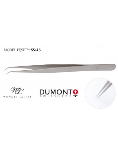 ZN.  Pęseta do Rzęs Dumont SS/45