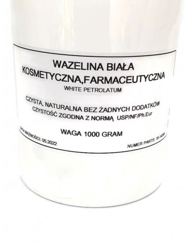 ZN.  Wazelina Biała Kosmetyczna 1kg
