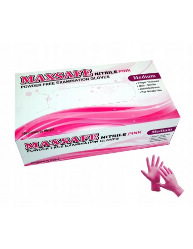 ZF.  Rękawice Maxsafe pink L