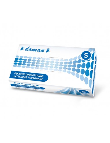 ZF.  Rękawice Lateksowe Pudrowane...