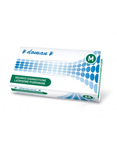 ZF.  Rękawice Lateksowe Pudrowane...