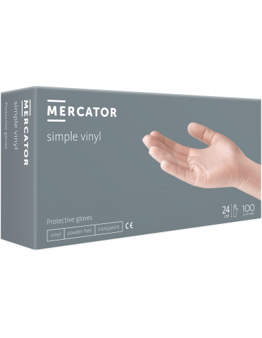 ZF.  Rękawice Mercator Winylowe M 