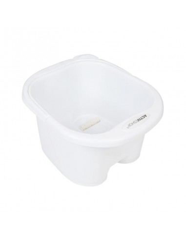 ZN.  Miska do Pedicure z Rollerami Biała