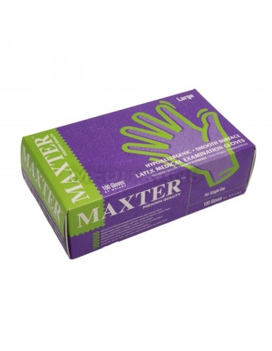 ZF.  Rękawice Maxter Lateks Pudrowane XS