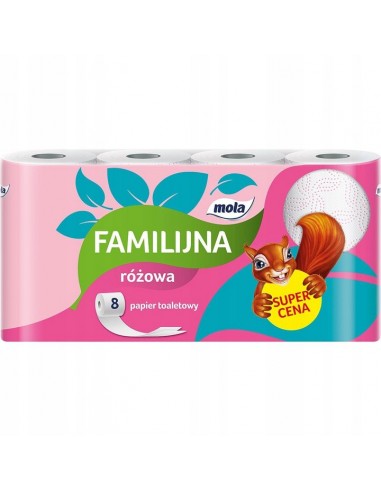 ZF.  Papier toaletowy Mola 2W 8 rolek 