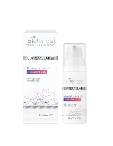 ZN.  Bielenda Krem na noc z Retinalem...
