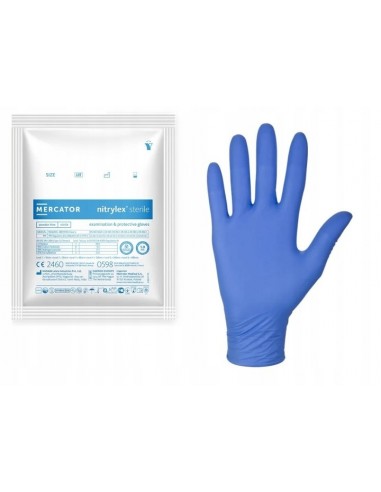 ZF.  Rękawice Nitrylex nitry. ster....
