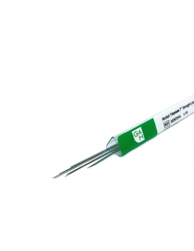 ZN.  Drut Niklowo - Tytanowy 0,14 10szt