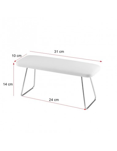 ZN.  Podpórka do manicure Momo 4-M biała