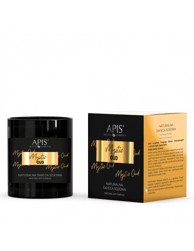 ZN.  Apis Świeca sojowa Mystic Oud 220g