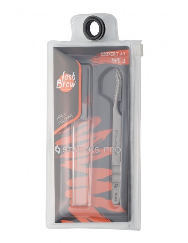 ZN.  STALEKS Pęseta do rzęs TE-41/8