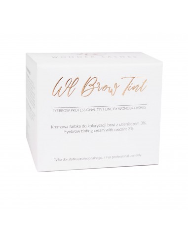 ZN.  Farbka do brwi Brow Tint Hot Brown 