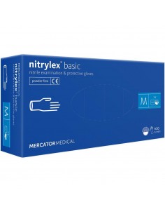 ZF.  RĘKAWICE NITRYLEX BASIC M