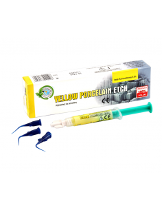 H.  Yellow Porcelain Etch...